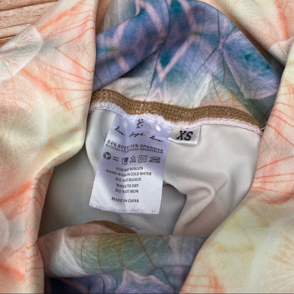 🆕🆕✨ NIYAMA SOL VINTAGE RARE DANDELION ENDLESS HI-WAIST LEGGING NWT XS + SMALL - Picture 9 of 12
